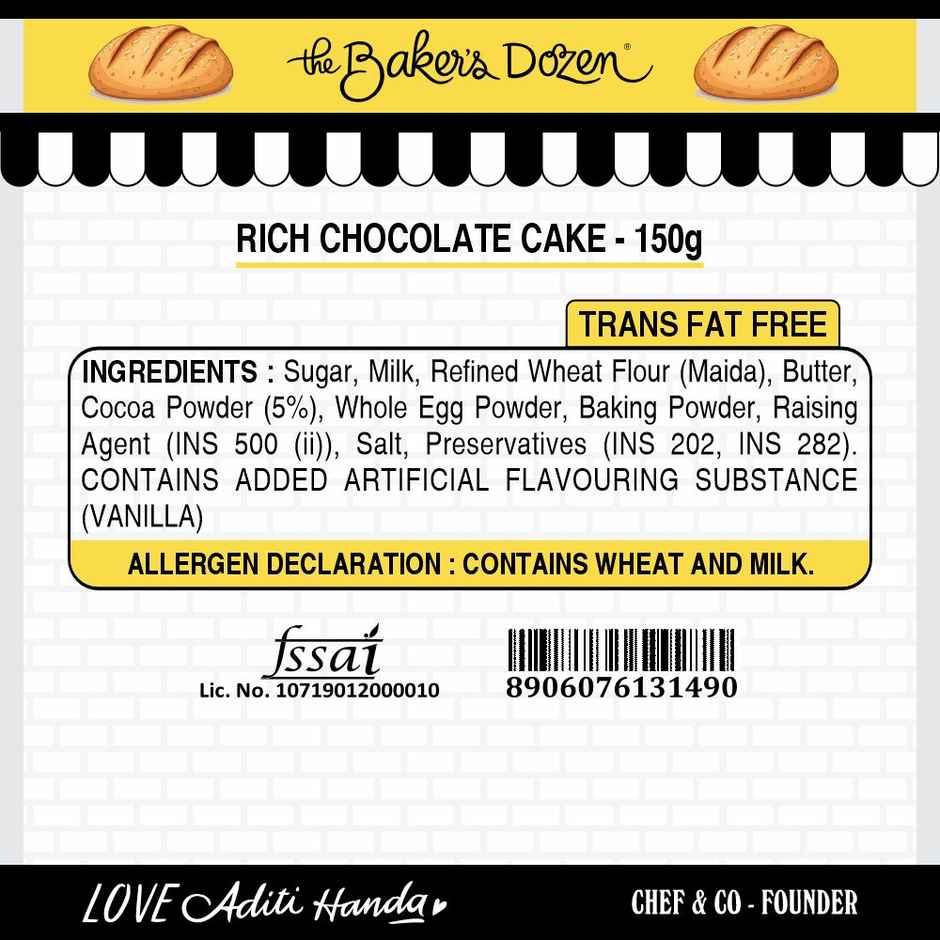 The Baker's Dozen Rich Chocolate Cake Combo