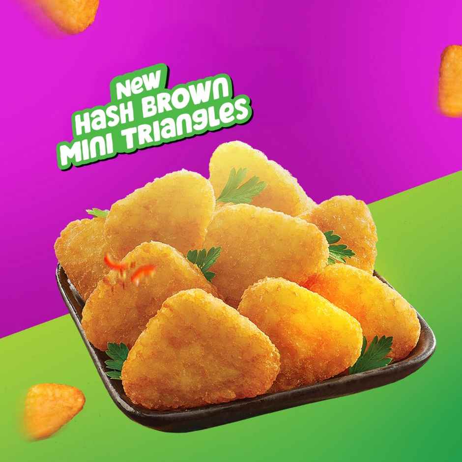 HyFun Hash Brown Mini Triangles, Breakfast Potato Snack | Frozen