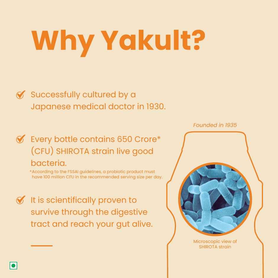 Yakult Light Mango Probiotic Fermented Milk Drink