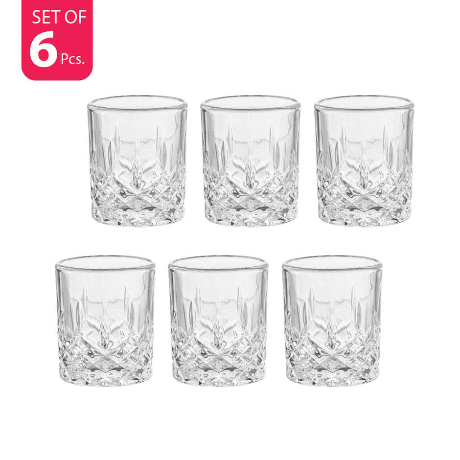 Paris Shot Glass | SKB3639 | 70 ml | Set of 6 | Sanjeev Kapoor