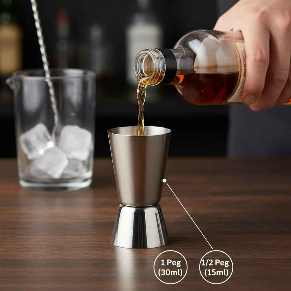 Peg Measure Glass | Bar Accessory | Se7en