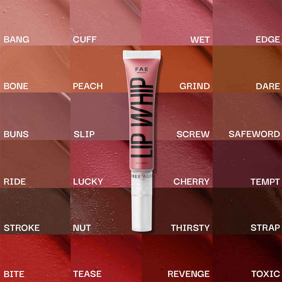 Fae Beauty Lip Whip 12H Matte Liquid Lipstick | Cherry