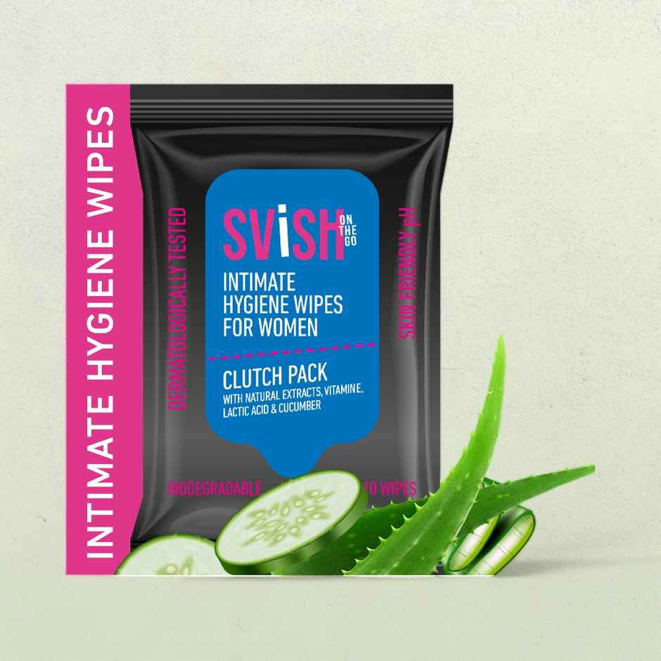 Svish Hygiene Wipes For Women | 10 Pulls Per Pack