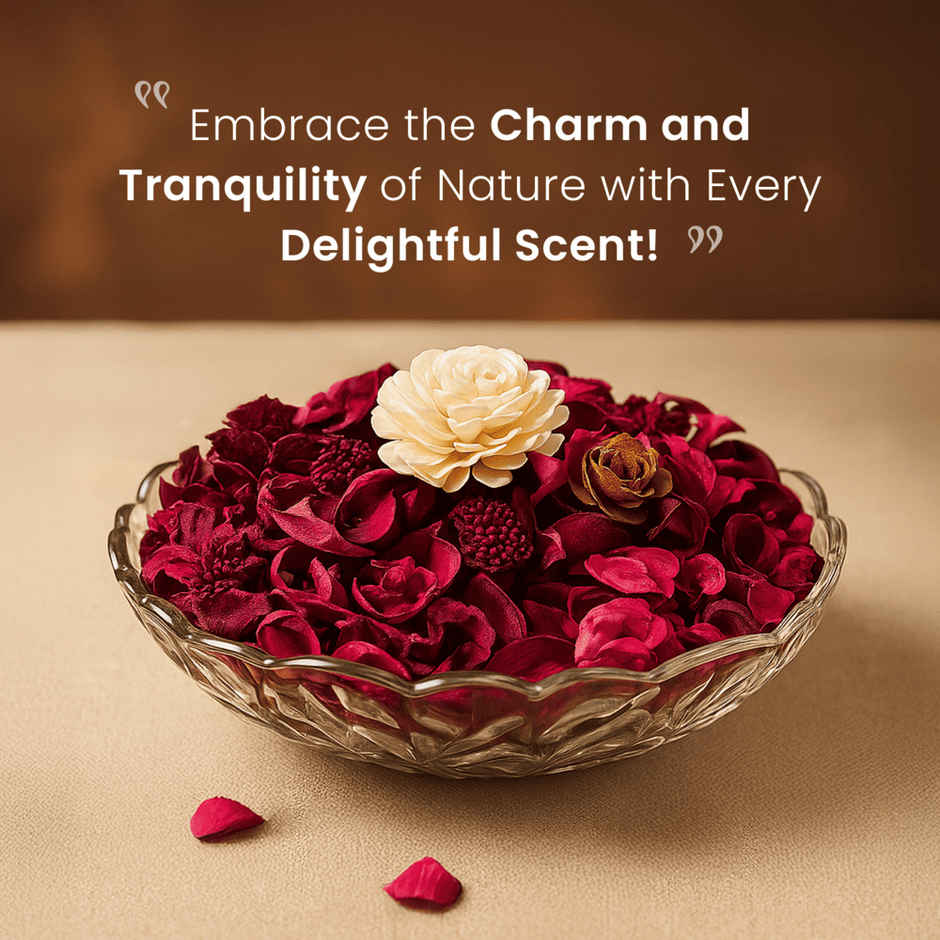 IRIS Rose Fragranced Potpourri | Decor Potpourri