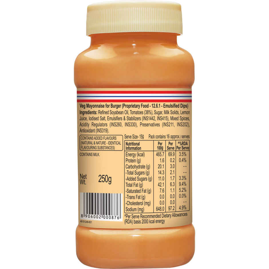 Dr. Oetker Fun Foods Veg Mayo Burger