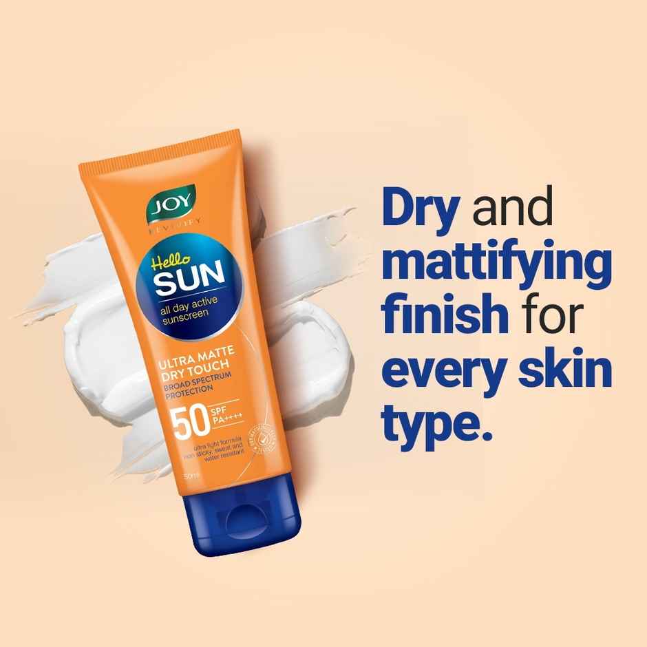 Joy Hello Sun Ultra Matte Dry Touch Sunscreen SPF 50