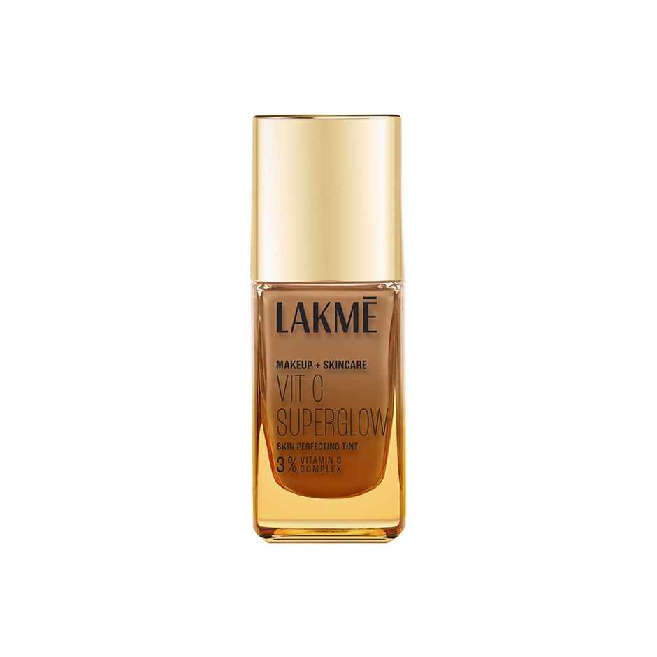 Lakme Makeup+Skincare VitC Superglow Skin Perfecting Tint Cool Walnut C380