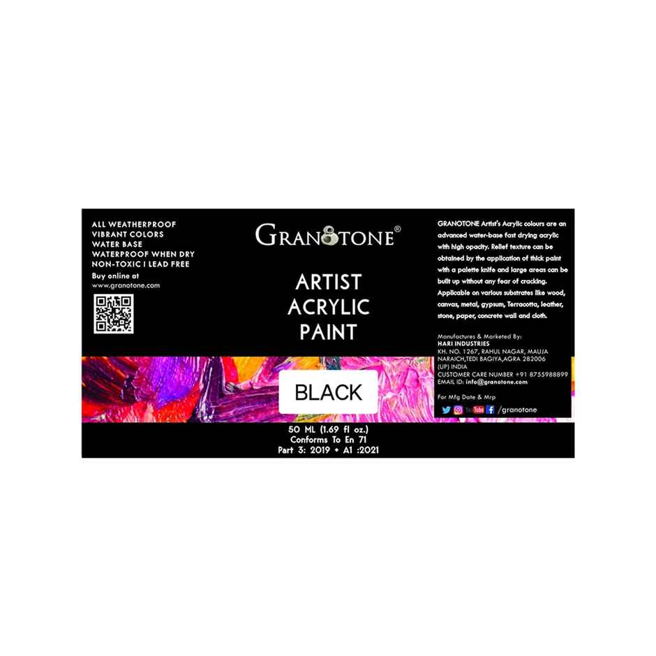 Granotone Primary Acrylic Color set | Multicolour