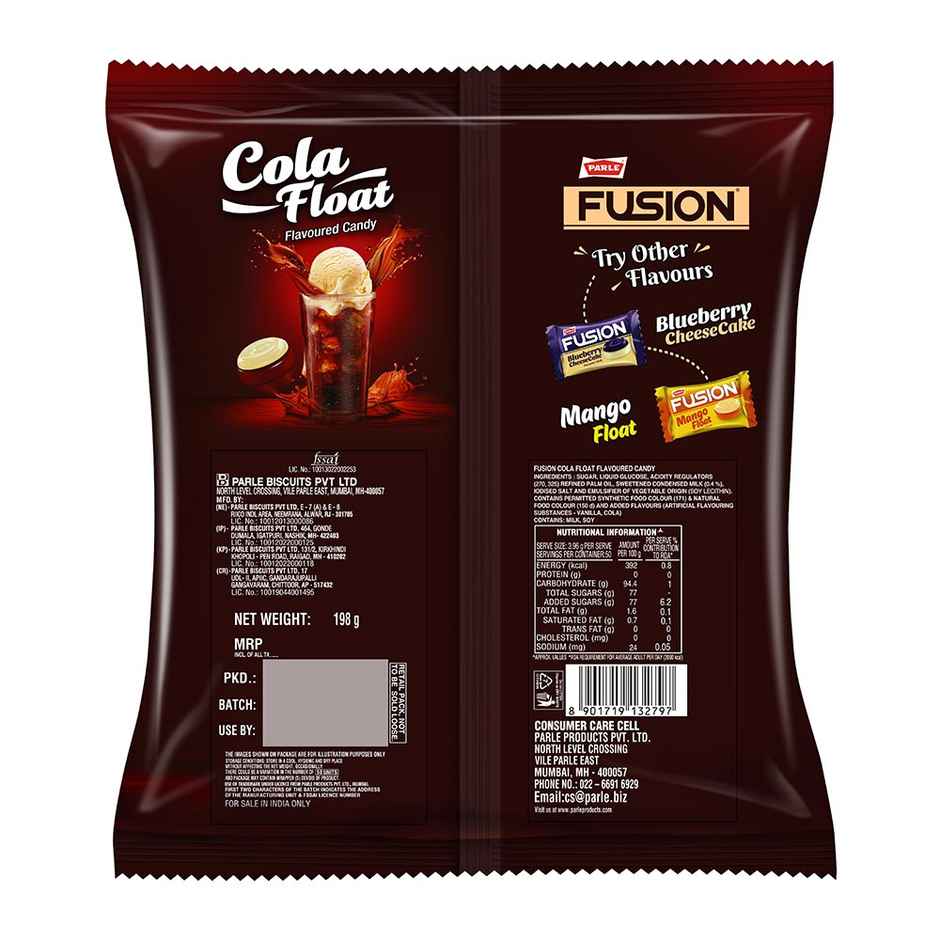 Parle Fusion Cola Float Candy