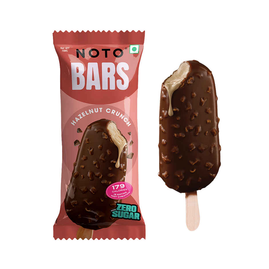 NOTO Chocolate Hazelnut Sugar Free, Guilt Free Bar