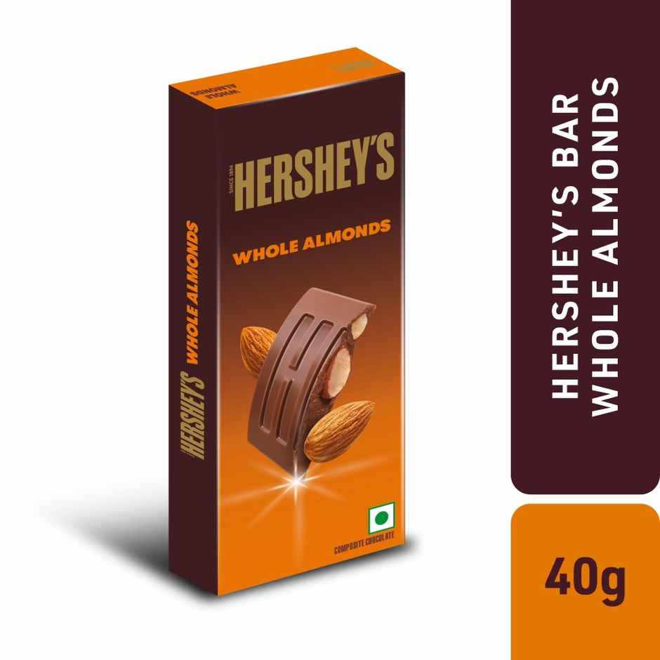 Hershey's Whole Almonds Chocolate Bar | Rich & Indulgent