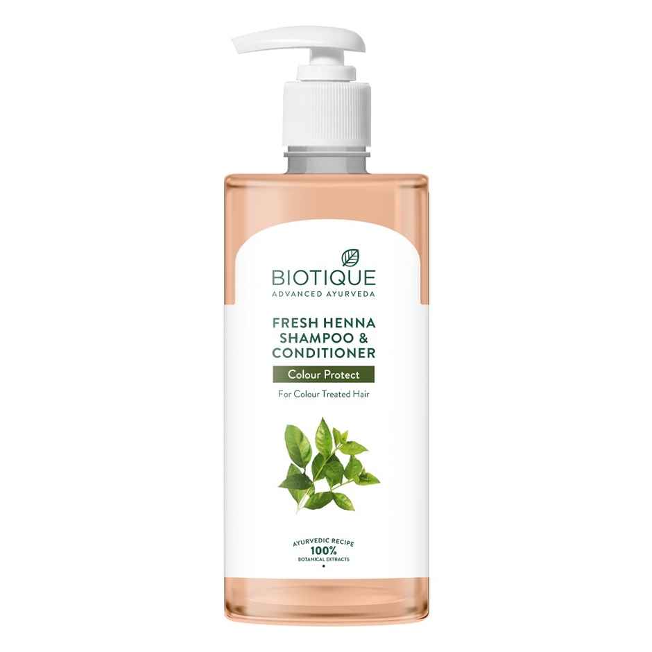 Biotique Fresh Henna Color Protect Shampoo And Conditioner