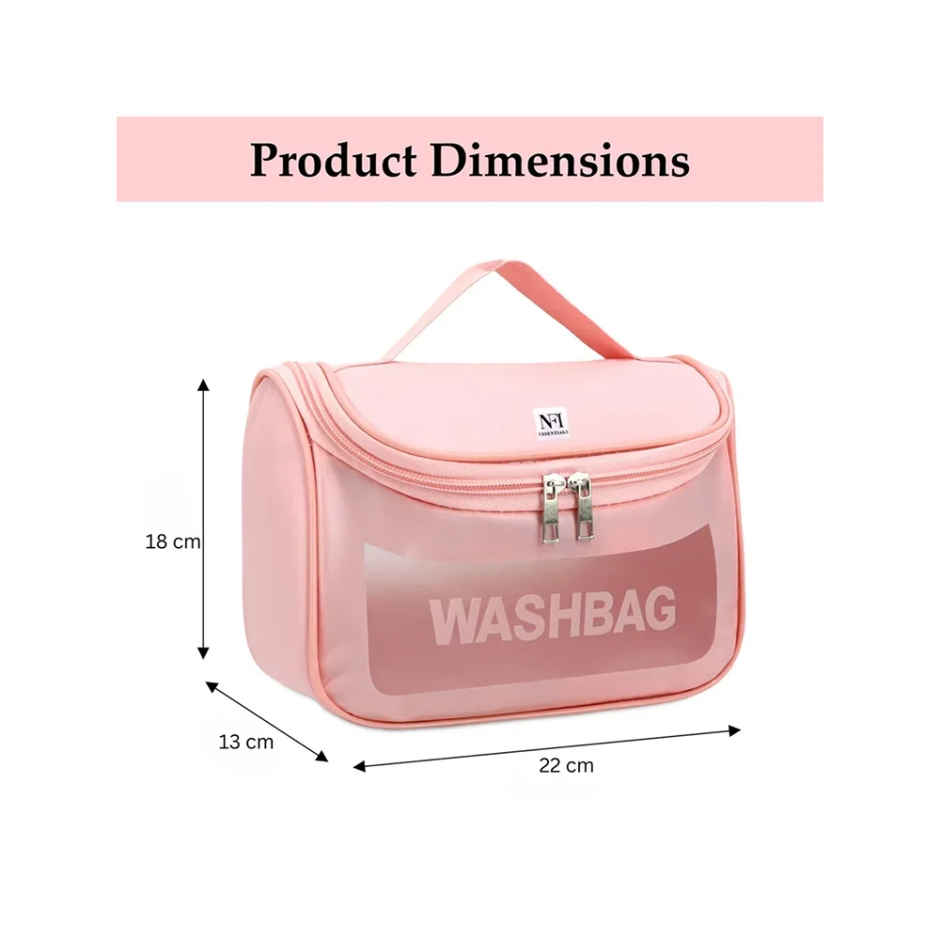 Zedak Makeup Travel Pouch | Pink