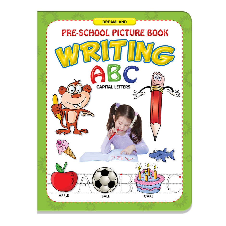 Dreamland ABC Capital Letters Writing Practice Book for Toddlers Age 2 to 5