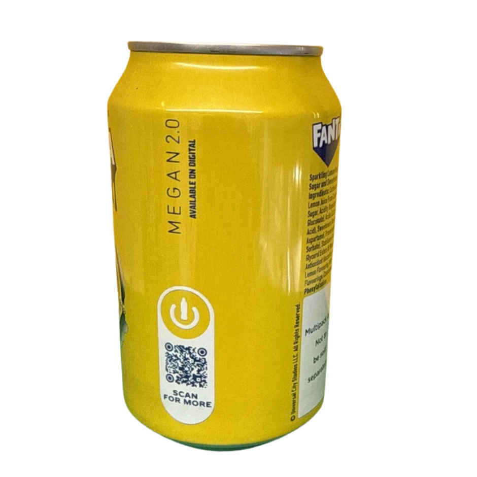 Fanta Lemon Flavour Soft Drink | Tin Can