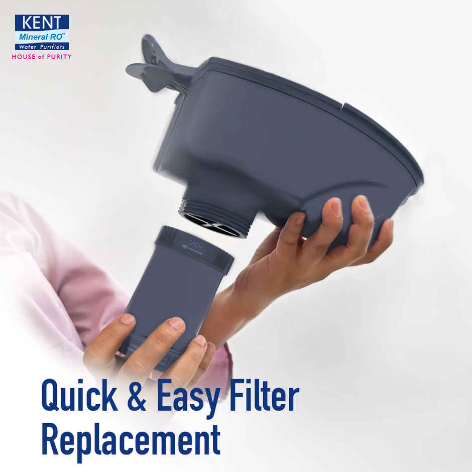 Kent 11054 Alkaline Water Filter Pitcher 3.5 L (Not Suitable For Borewell Or Tanker Water)