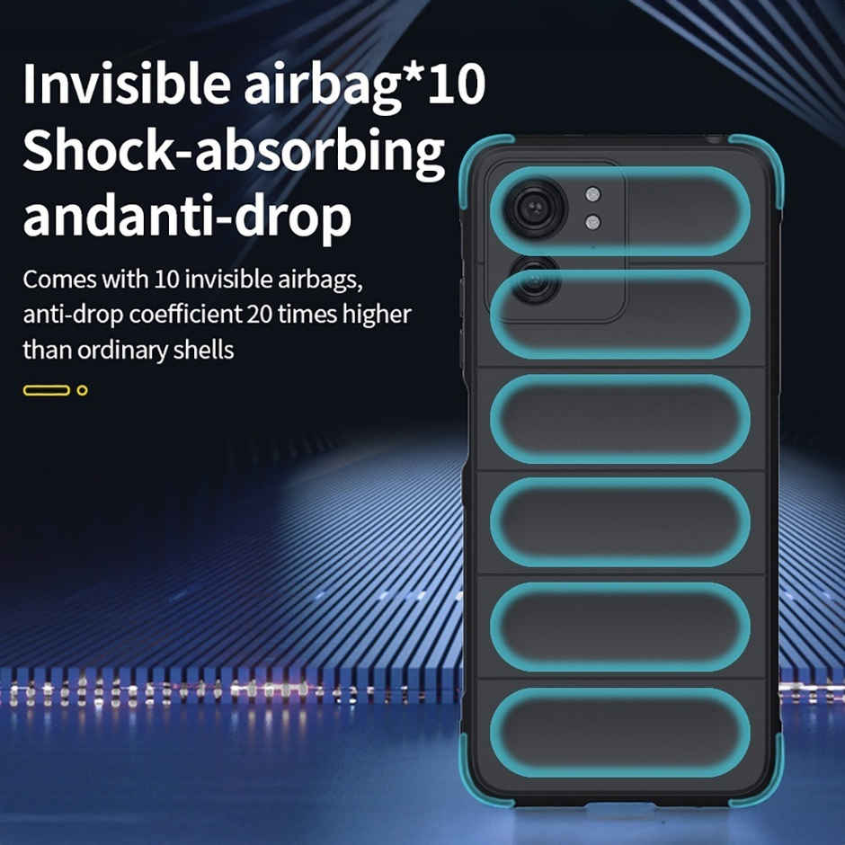 Kwine Case Redmi Note 13 Pro Plus Back Cover - Matte Finish Silicone Case