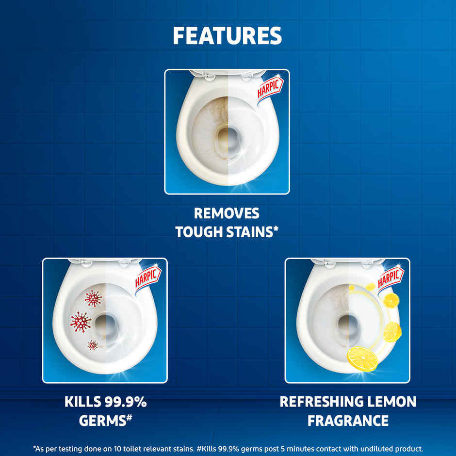 Harpic Toilet Cleaner Liquid - Lemon