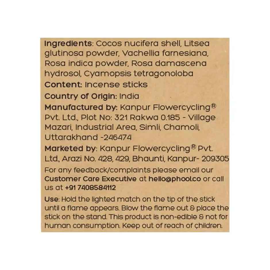 Phool Kedarnath Collection Agarbatti | Govind Gulab Fragrance - Made From Temple Flowers