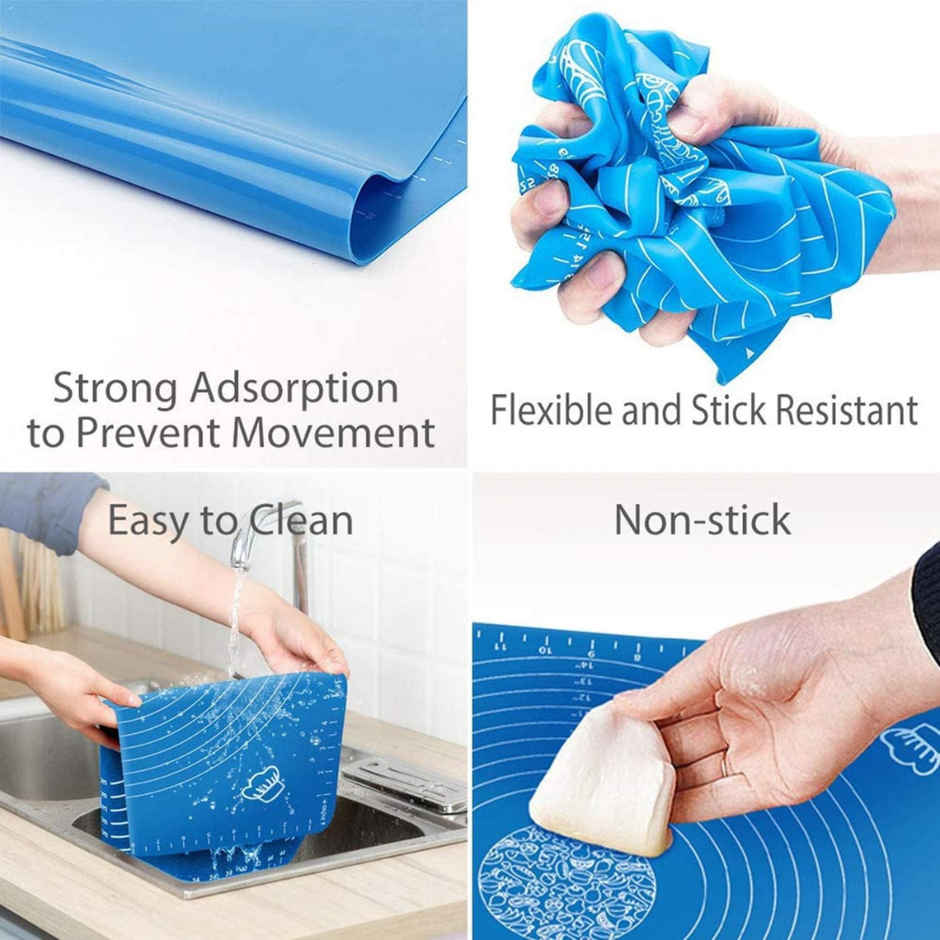 Se7en Silicone Baking Mat | Non-Stick Reusable | Assorted