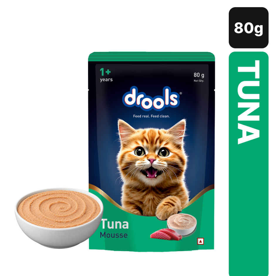 Drools Tuna Mousse Adult Cat Wet Food 80gm