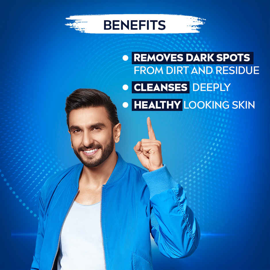 NIVEA MEN Dark Spot Reduction Face Wash | Gluta & AHA Cleanser | Helps Reduce the Appearance of Tan