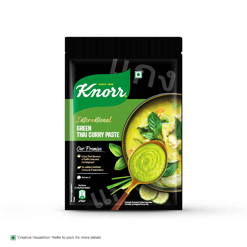 KNORR Green Thai Curry Paste, with Kaffir Lime & Chillies | Thai Flavours