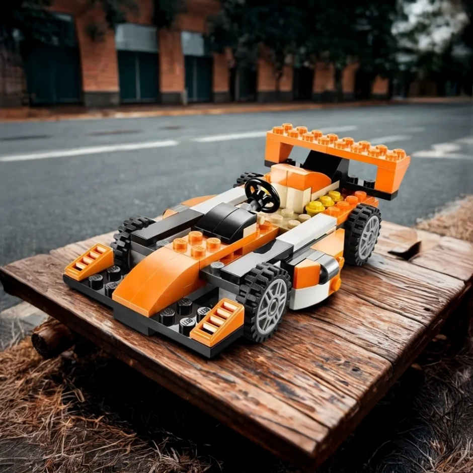 Fablue 3 in1 Sunset Speeder Architect Building Blocks Toy Set for Kids