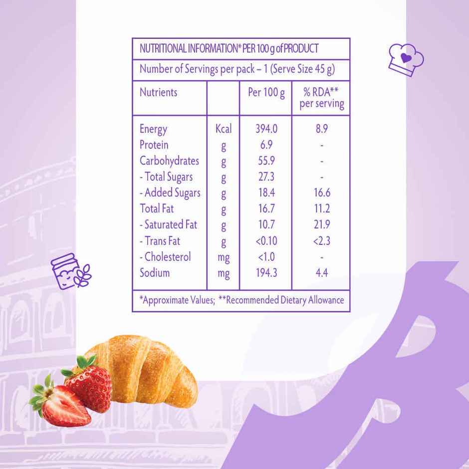 Bauli Moonfils Croissants Strawberry