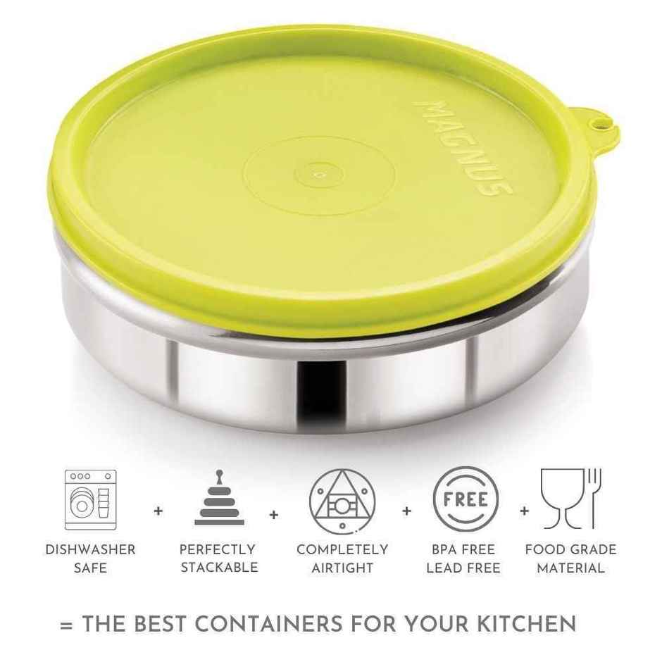 Magnus Stainless Steel Easy Lock Container - 280 ml - Assorted