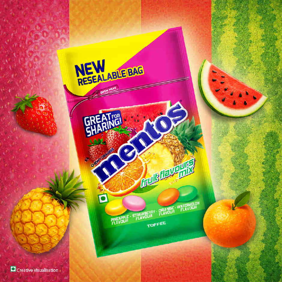 Mentos Chewy Dragees Assorted Flavours Combo 