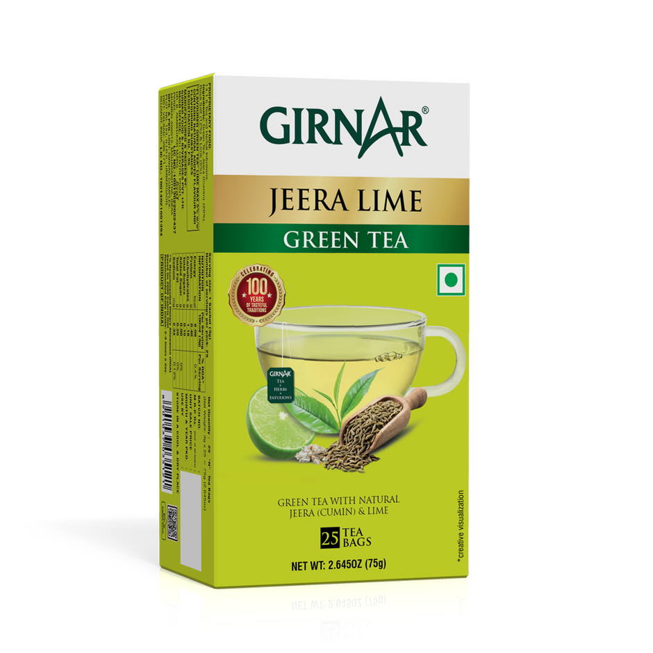 Girnar Jeera Lime Green Tea Bags