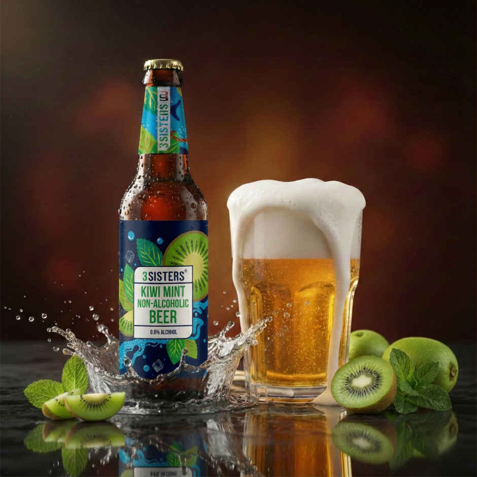 3 Sisters Kiwi And Mint Non Alcoholic Beer