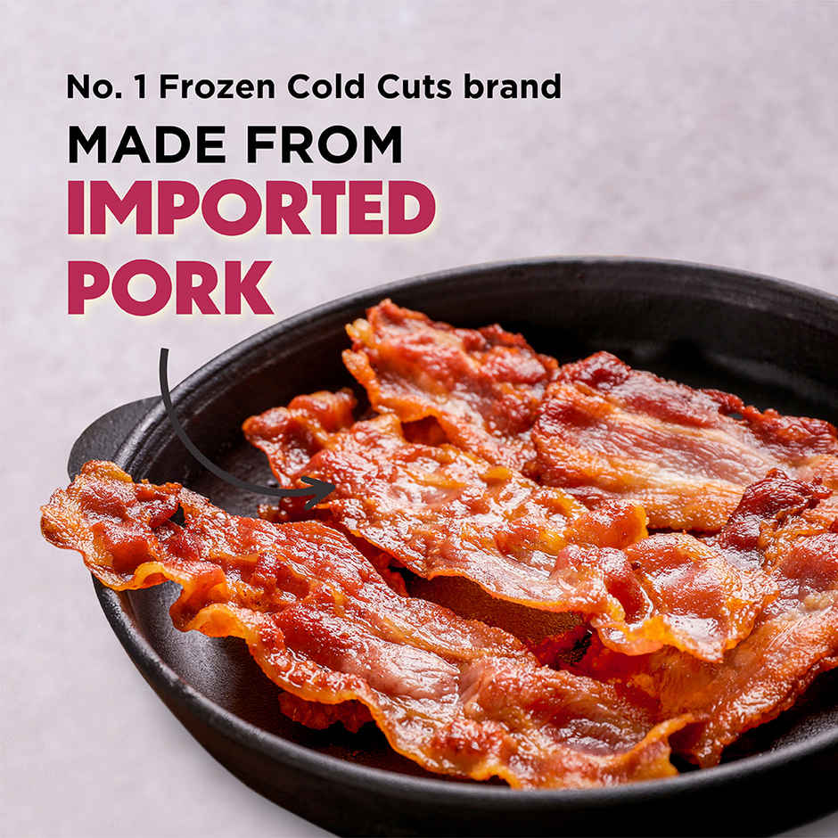 Prasuma Pork Breakfast Bacon 300g | Cured & Smoked | Imported Pork| India's No.1 Bacon