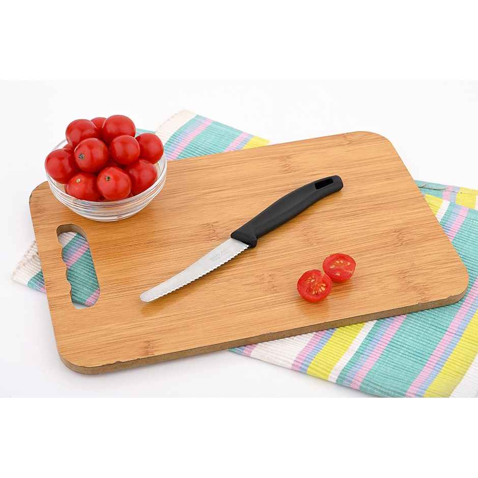 Bhalaria Stainless Steel Veg Knife Serrated | Food Safe | 19 cm