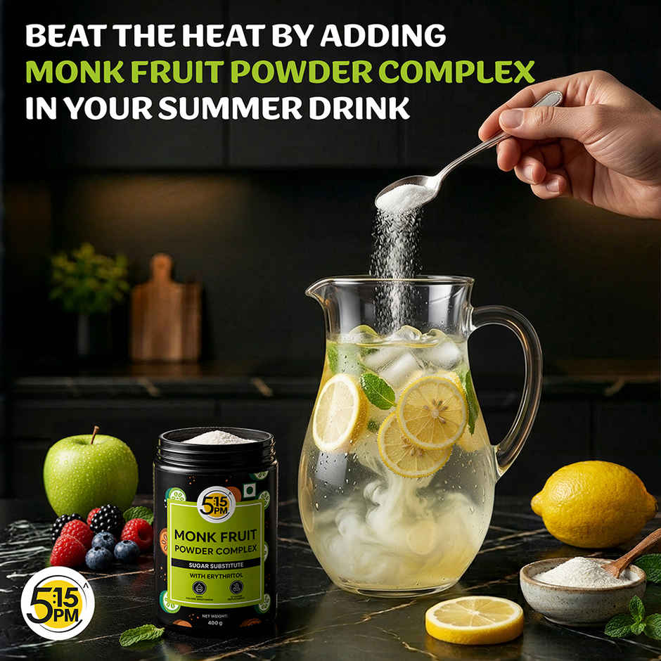 5:15PM Monk Fruit Complex with Erythritol | Monk Fruit For Cooking & Baking