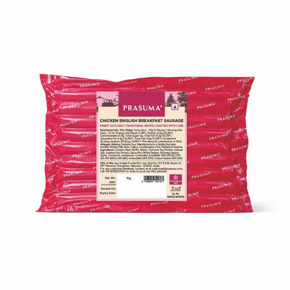Prasuma Fs Chicken English Breakfast Sausage