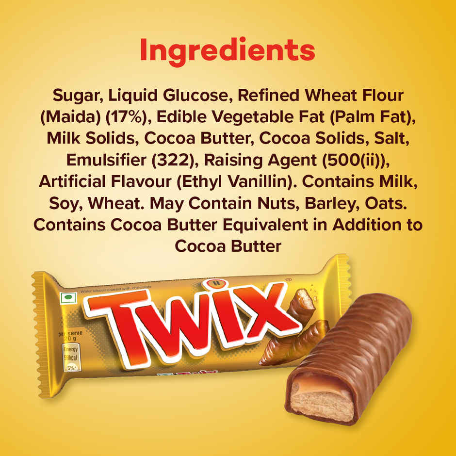 Twix Cookie Caramel Chocolate Bar