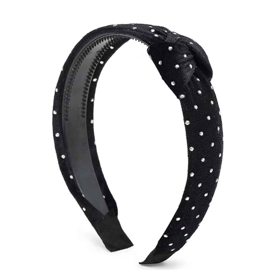 Se7en Premium Black Knot Hair Band