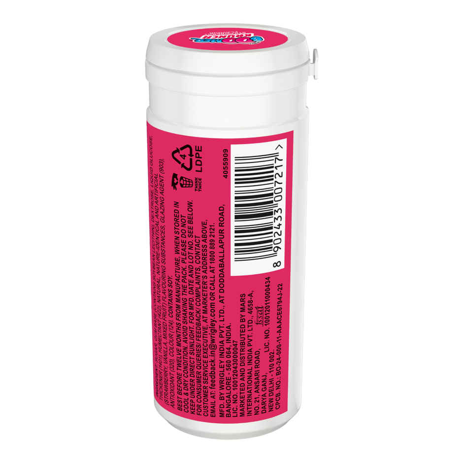 Boomer Krunch Strawberry Flavour Bubble Gum Tube