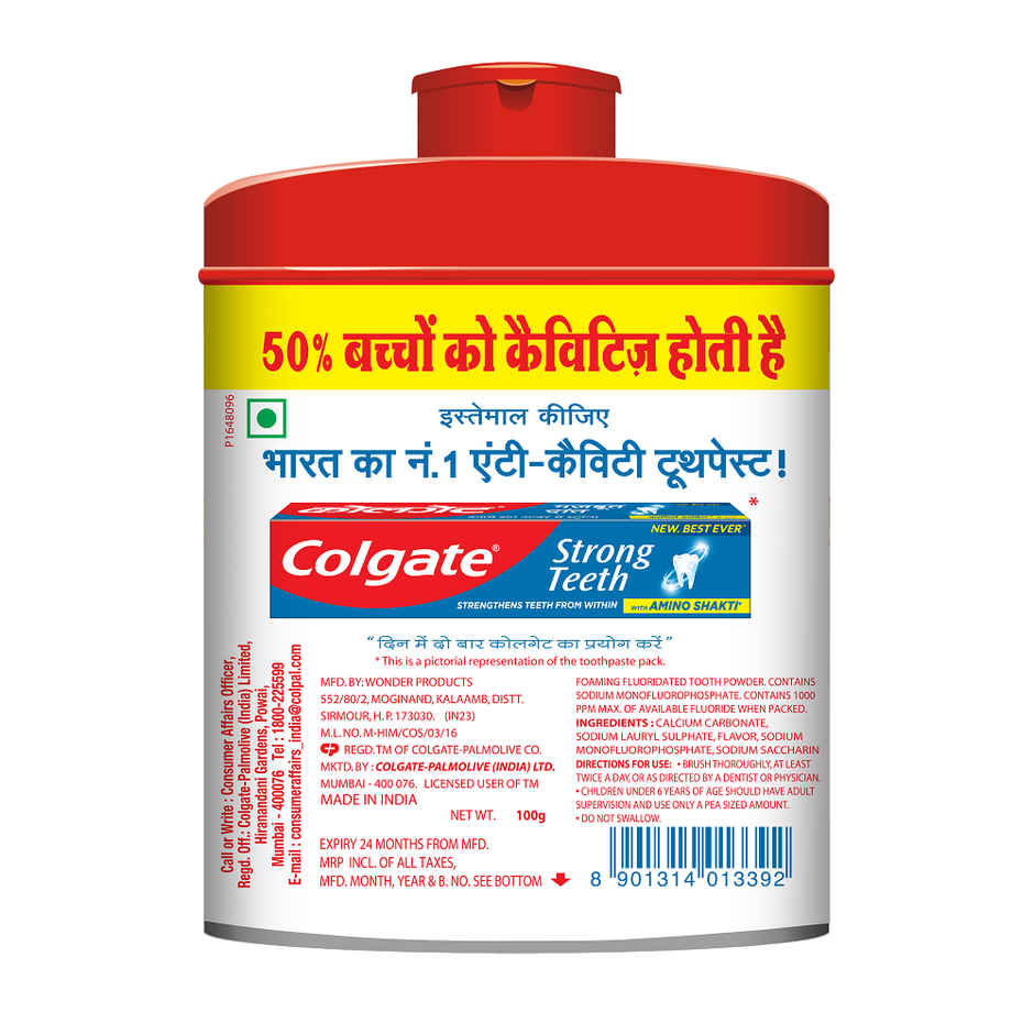 Colgate Toothpowder with Calcium and Minerals Anti Cavity