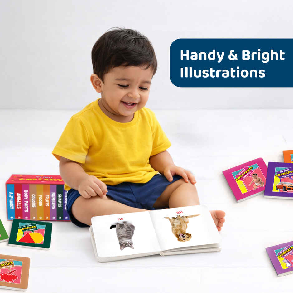 Kids' First Library Box Set Of 10 Board Books L Gift Set For Kids