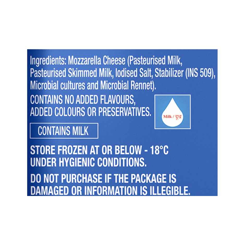 D'lecta 100% Mozzarella Shreds Cheese