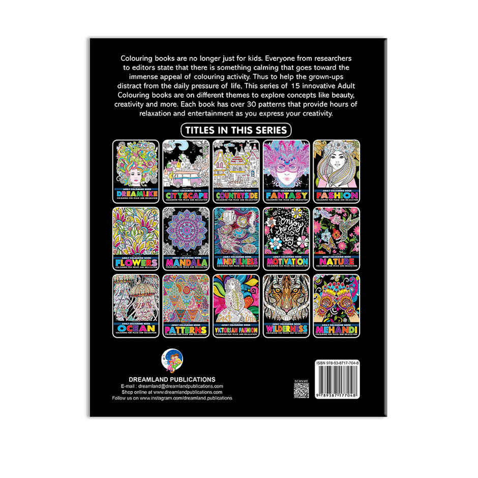 Dreamland Nature Adult Colouring Book