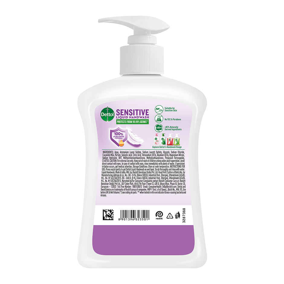 Dettol Liquid Hand Wash - Sensitive