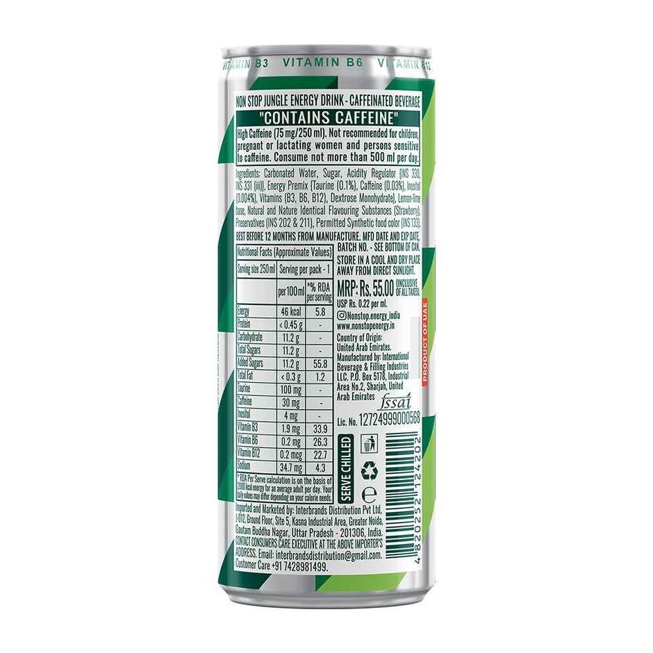 NON STOP Jungle Energy Drink | Refreshing Energy Boost