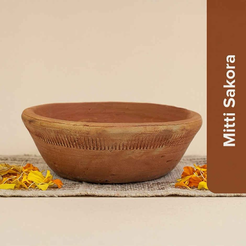 Clay Sakora Terracotta Bowl | Mangal Bhawan