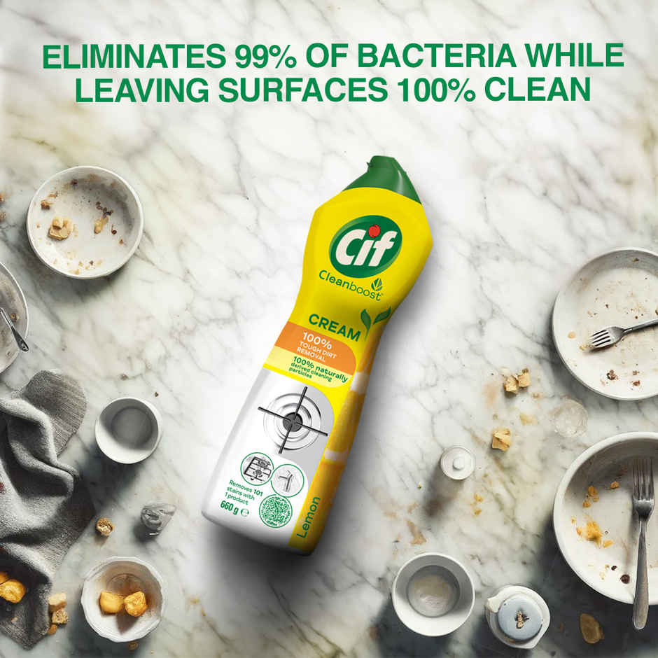 Cif Cream Multi Purpose Lemon Spray Cleaner