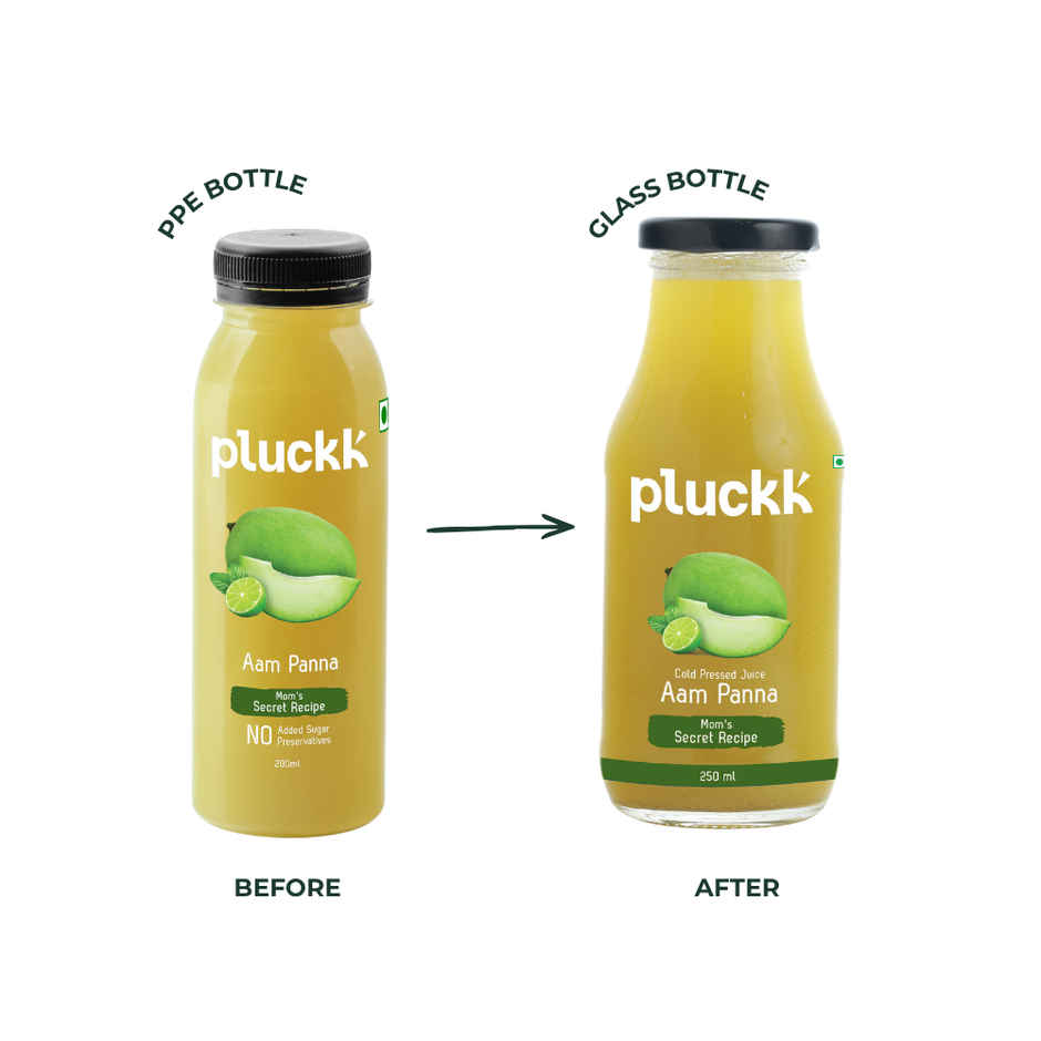 Pluckk Cold Pressed Extracted Aam Panna Juice | No Preservatives | No Added Sugar