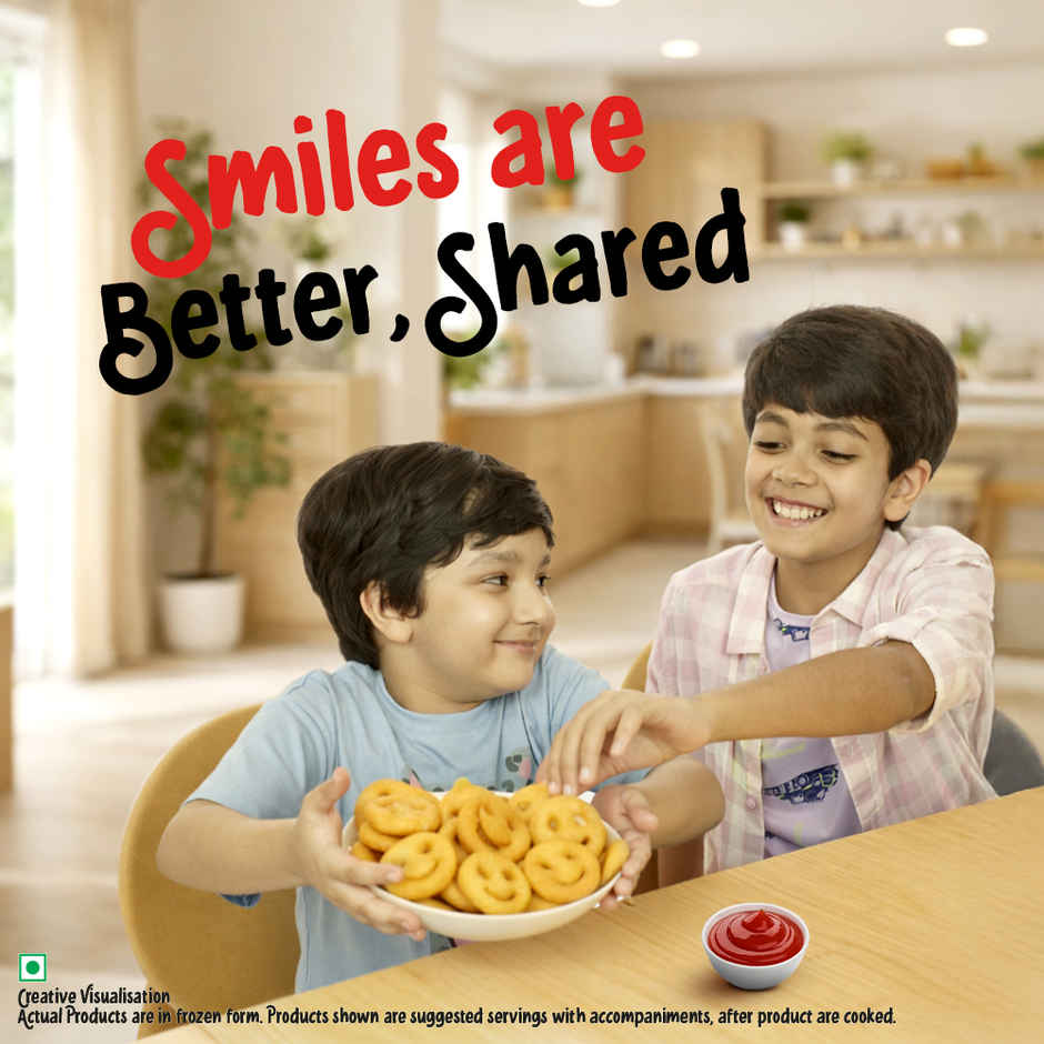 Hellmann'S Roasted Garlic Mayo (85g) & Mccain Smiles | Crispy Potato Snacks | No Added Preservatives (415g) Combo 